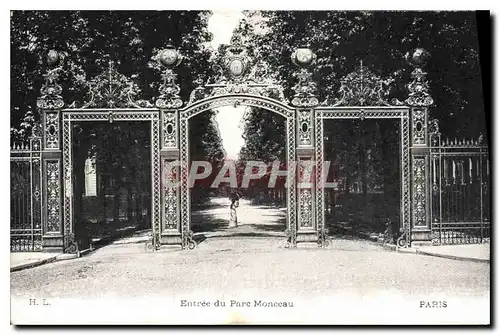 Ansichtskarte AK Paris Entree du Parc Monceau