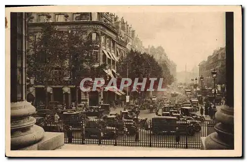 Ansichtskarte AK Paris La Rue Royale Prise du Peristyle de la Madeleine