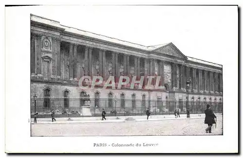 Ansichtskarte AK Paris Colonnade du Louvre