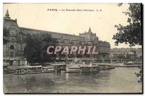 Ansichtskarte AK Paris La Nouvelle Gare d'Orleans Bateaux