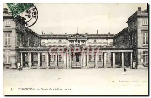 Cartes postales Compiegne Facade du Chateau