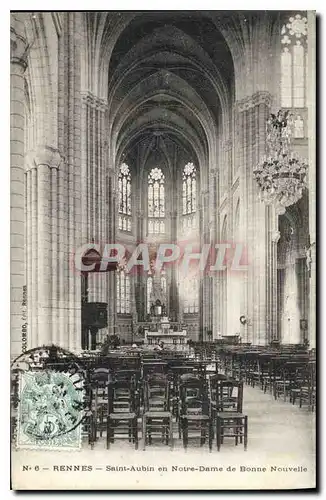 Cartes postales Rennes Saint Aubin en Notre Dame de Bonne Nouvelle