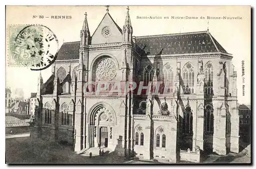 Cartes postales Rennes Saint Aubin en Notre Dame de Bonne Nouvelle