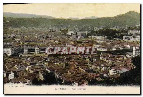 Cartes postales Nice vue generale