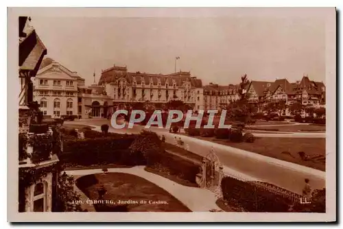 Cartes postales Cabourg Jardins du Casino