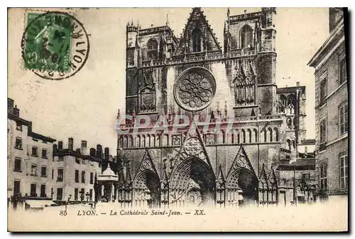 Cartes postales Lyon la Cathedrale Saint Jean