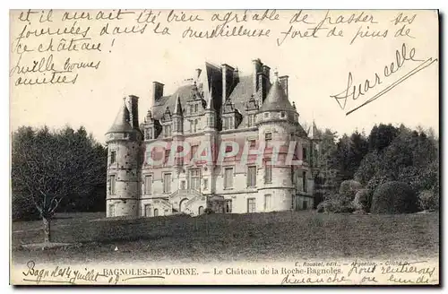 Cartes postales Bagnoles de l'Orne le chateau de la Roche Bagnoles