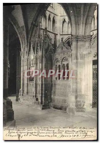 Ansichtskarte AK Eglise de Notre Dame de l'Epine pres Chalons Chapelle de l'Abside