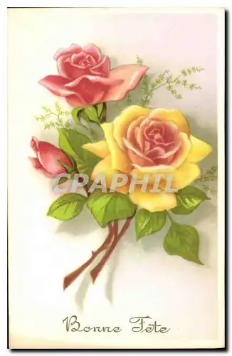 Cartes postales Bonne Fete Fleurs