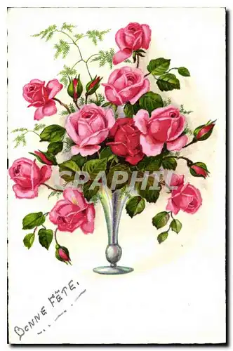 Cartes postales Bonne Fete Fleurs