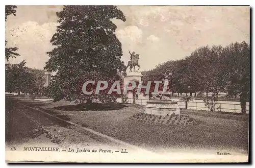 Ansichtskarte AK Montpellier les Jardins du Peyron