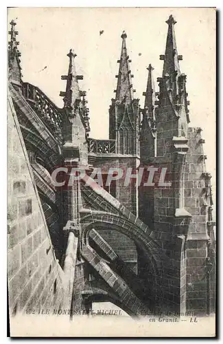 Ansichtskarte AK Le Mont Saint Michel Escalier de DEntelle en Granit