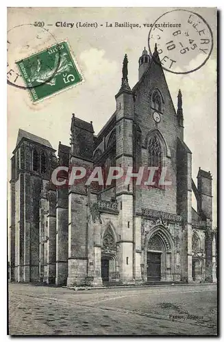 Ansichtskarte AK Clery Loiret la Basilique vue exterieure