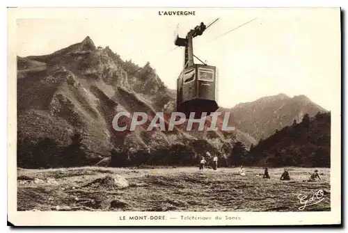 Ansichtskarte AK L'Auvergne le Mont Dore Teleferique du Sancy