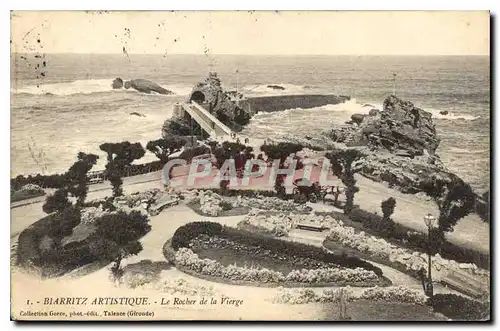 Cartes postales Biarritz Artistique le Rocher de la Vierge