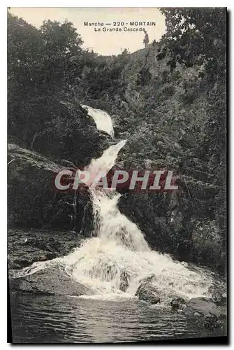 Ansichtskarte AK Manche Mortan la Grande Cascade