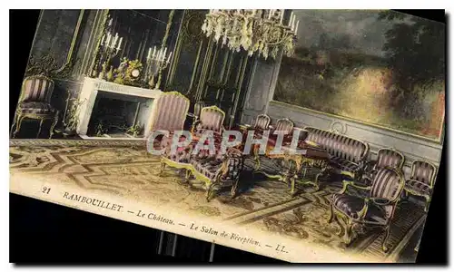 Cartes postales Rambouillet le Chateau le Salon de Reception