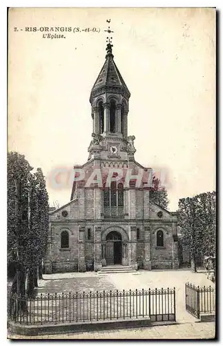 Cartes postales Ris Orangis S et O l'Eglise