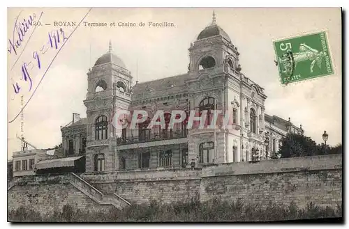 Cartes postales Royan Terrasse et Casino de Foncillon