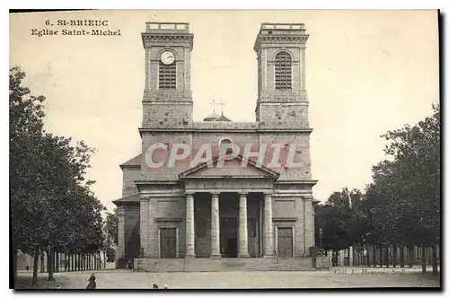 Cartes postales St Brieuc Eglise Saint Michel