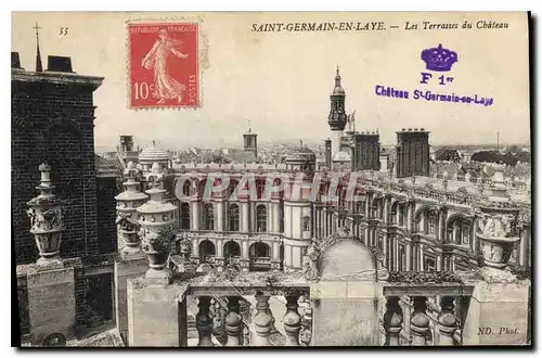 Cartes postales Saint Germain en Laye les Terrasses du Chateau