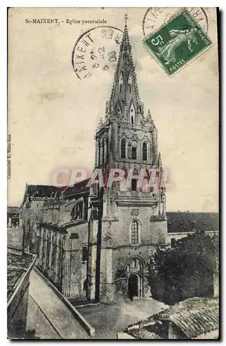 Cartes postales St Maixent Eglise paroissiale