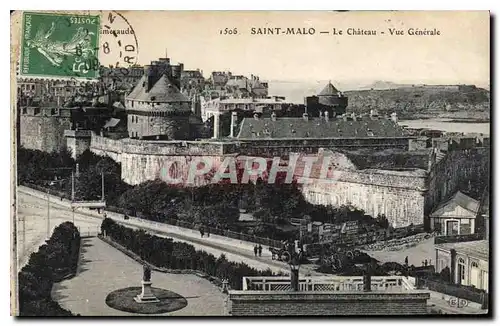 Cartes postales Saint Malo le Chateau vue generale