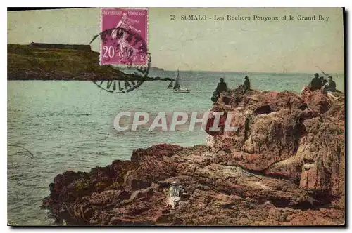 Ansichtskarte AK St Malo les Rochers Pouyoux et le Grand Bey