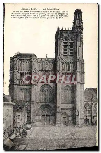 Cartes postales Sens Yonne la Cathedrale