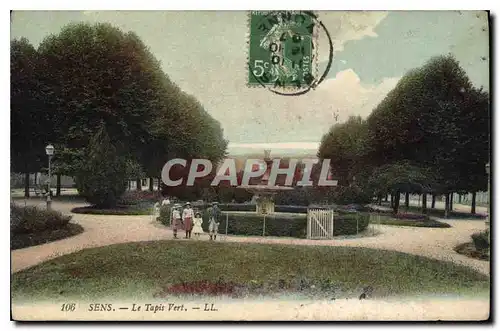 Cartes postales Sens le Tapis Vert