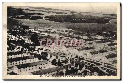 Cartes postales Vue generale du Camp de Sissonne Militaria