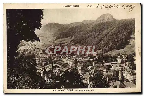 Ansichtskarte AK L'Auvergne le Mont Dore vue generale