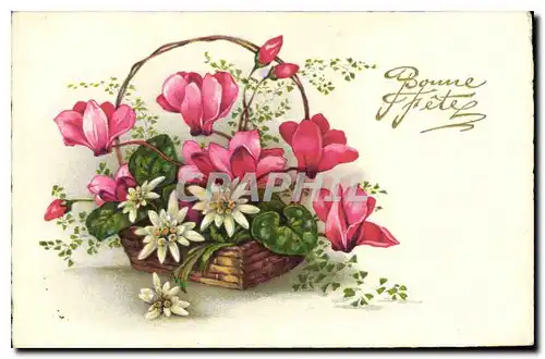 Cartes postales Bonne Fete Fleurs