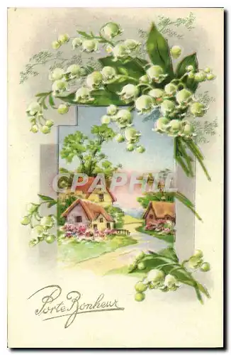 Cartes postales Porte Bonheur Fleurs