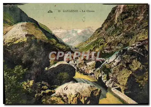 Cartes postales Gavarnie le Chaos