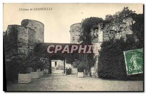 Ansichtskarte AK Chateau de Germolles