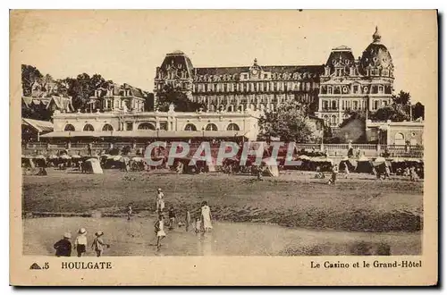 Cartes postales Houlgate le casino et le Grand Hotel