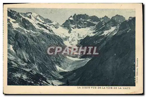 Cartes postales Le Meije vue de la Tete de la Maye