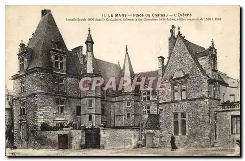 Cartes postales Le Mans Place du Chateau l'Eveche