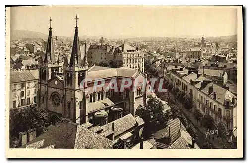 Ansichtskarte AK Vichy Allier vue generale et Eglise Saint Louis