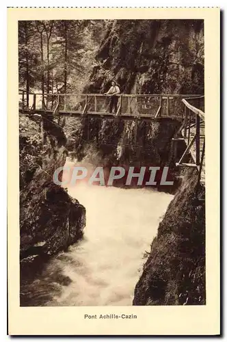 Ansichtskarte AK Pont Achille Cazin Gorges de la Diosaz