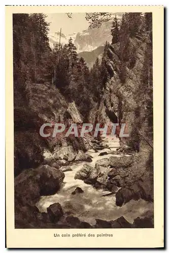 Cartes postales Un Coin Prefere des Peintres Gorges de la Diosaz