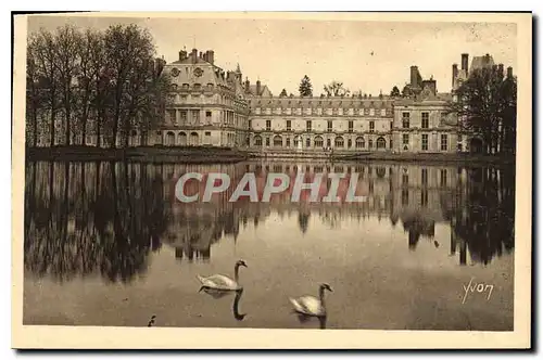 Cartes postales Fontainebleau S et M le Palais et l'Etang des Carpes