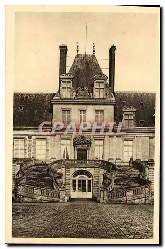 Ansichtskarte AK Fontainebleau S et M le Palais Escalier du Fer a Cheval