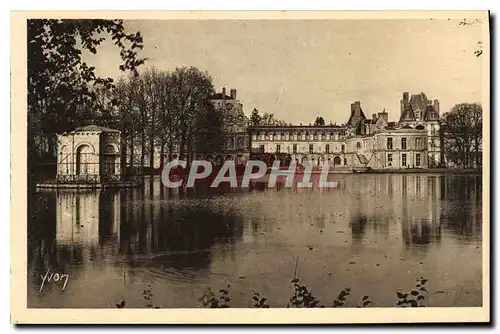 Ansichtskarte AK Fontainebleau S et M le Palais l'Etang aux Carpes le Pavillon de l'Empereur