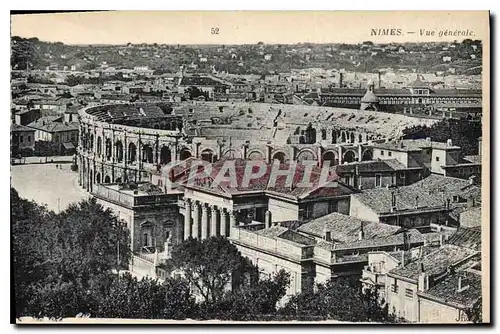 Cartes postales Nimes vue generale