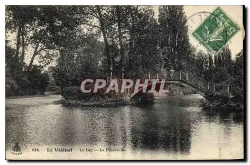 Ansichtskarte AK Le Vesinet le Lac la Passerelle