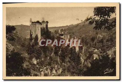 Ansichtskarte AK La Correze Touristique Environs d'Argentat et de St Privat Correze Ruines de Merle sur la Maronn