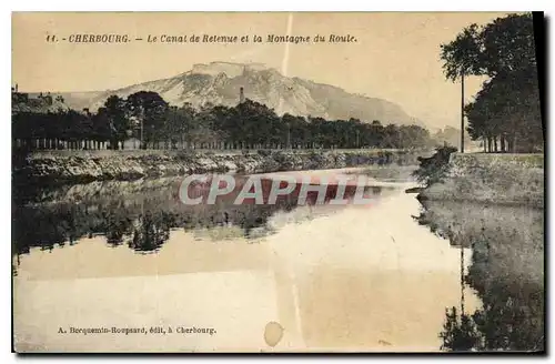 Cartes postales Cherbourg le Canal de Retenue et la Montagne du Route
