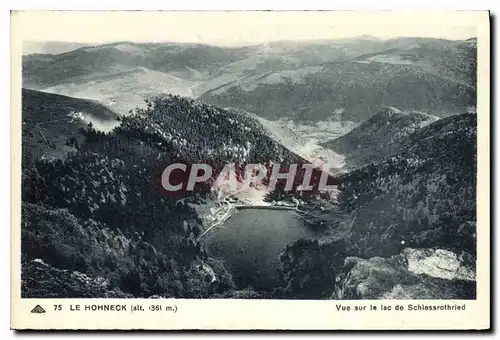 Ansichtskarte AK Le Hohneck vue sur le Lac de Schiessrothried